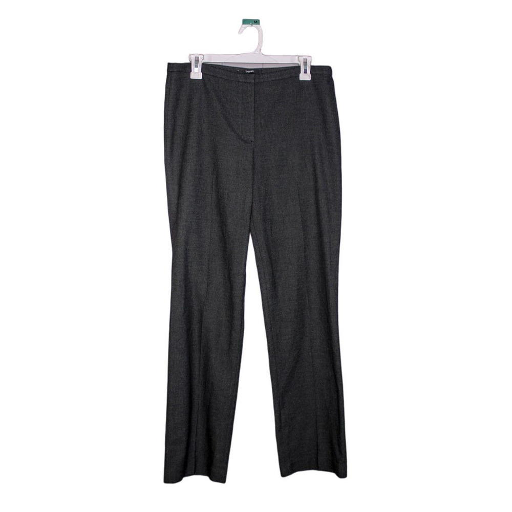 Tahari Trouser Dress Pants Gray Size 10